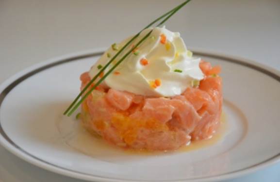 Tartare de saumon